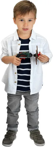 Miniatura 6 de Klein Theo 8394 Bosch Ixolino Case I con martillo, llave inglesa y mucho más I Destornillador inalámbrico Ixolino a batería I Juguete para niños