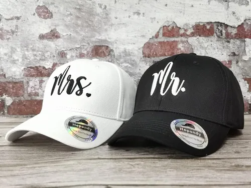 Miniatura 5 de Hepandy Mr Mrs Mom Dad Captain First Mate Mama and Mini Sombreros de béisbol