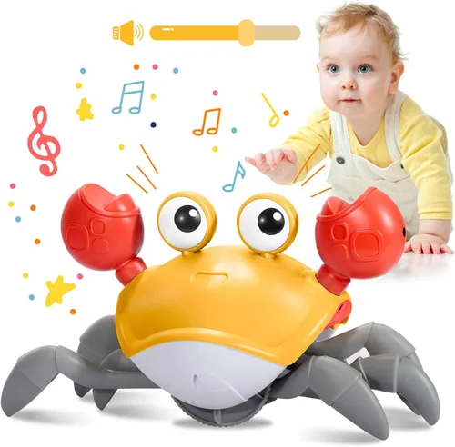 Miniatura 11 de Plnmlls Juguete de pulpo bailarín, juguetes para el tiempo boca abajo, con música y luz LED, batería recargable integrada y volumen que se pueden
