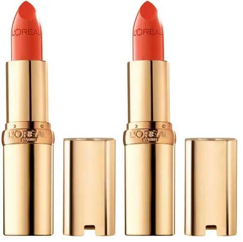 Miniatura 14 de L'Oreal Paris Colour Riche Original - Lápiz labial cremoso e hidratante satinado con aceite de argán y vitamina E, volcánico, 1 unidad