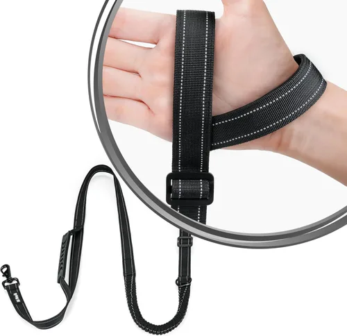 Miniatura 17 de Correa antideslizante para perro, correa y collar de entrenamiento resistente sin tirones con antienredos, mango acolchado e hilo reflectante