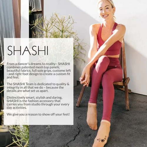 Miniatura 7 de SHASHI Calcetines de malla para mujer - Calcetines antideslizantes de malla