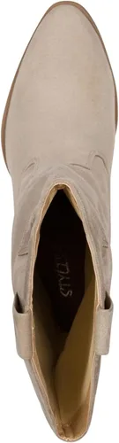 Miniatura 6 de STYLISH S ONYX - Botas de tacón alto para mujer, con tacón apilado, punta puntiaguda, media pantorrilla