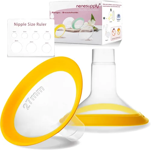 Miniatura 20 de Nenesupply Brida suave de 19mm compatible con piezas de extractor de leche Medela, repuesto de brida de 19mm para accesorios Medela compatibles