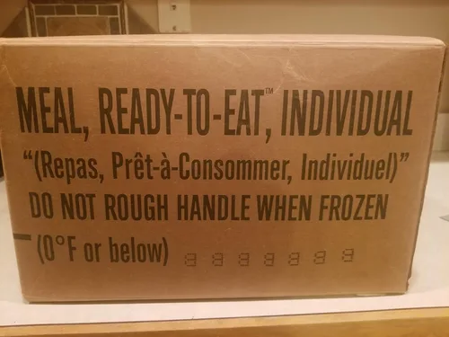 Miniatura 7 de Mre 2018 Inspector de fechas de comidas,listo para comer, caja de 12 genuino excedente US Militar.