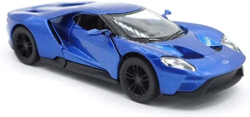 KiNSMART - 2017 Ford GT 1:38 Escala 5" Die Cast Modelo Toy Super Car (azul)