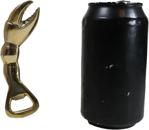 Miniatura 5 de Ebros Gift Latón macizo náutico marino cajún criolla garra de langosta mano soda cerveza tapa abridor de tapas costero mariscos océano mar animal