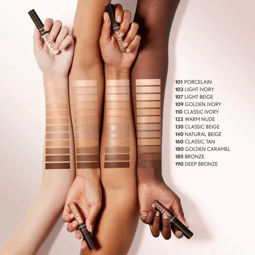 Miniatura 4 de Covergirl Corrector invisible limpio, ligero, hidratante, fórmula vegana, beige claro 107, 0.23 onzas 107 Beige Claro