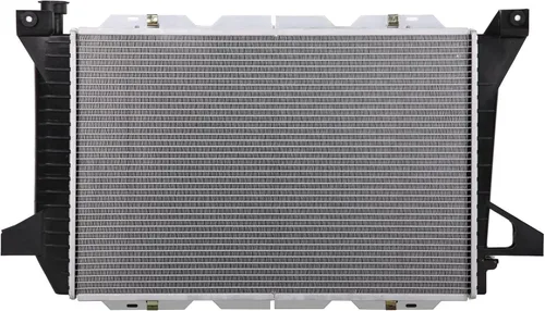 Miniatura 2 de Lynol Sistema de enfriamiento completo radiador de aluminio compatible con Ford Bronco 1985-1992 1985-1996 F150 F250 F350 L6 4.9L 2 filas