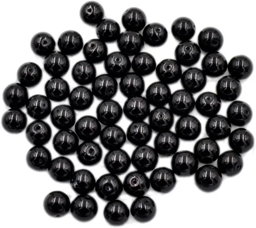 Miniatura 25 de AD Beads 200 cuentas redondas lisas de cristal rojo burdeos de 0.118 pulgadas para collares, pulseras, aretes, joyería, manualidades, diseño