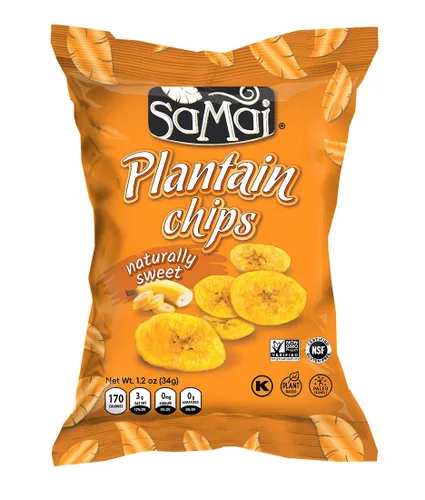 Miniatura 20 de SAMAI Chips de plátano de chile de 2.65 onzas, paquete de 15 unidades, totalmente naturales, sin OMG, sin gluten y Kosher