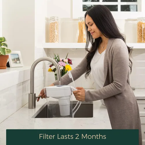 Miniatura 6 de Santevia MINA - Filtro de agua alcalino Paquete de 3 filtros para jarra de agua en casa añade minerales y hace agua alcalina Filtro de agua