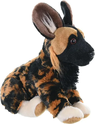 Miniatura 4 de Wild Republic – Peluche de perro salvaje africano, muñeco de felpa, juguete de peluche, regalo para niños, Colección Cuddlekins - 8 pulgadas