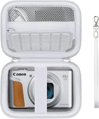 Miniatura 10 de Estuche de transporte rígido para Canon PowerShot SX740 HS/ SX730 HS/ SX720 HS/ SX620 HS/ G7 X Mark III/ G7 X Mark II cámara digital, bolsa de viaje