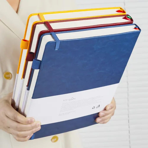 Miniatura 7 de FOCUS DAY Cuaderno de tapa dura 8.5 x 11, cuaderno de 320 páginas tamaño A4 grande para la universidad con líneas para la escuela y el trabajo, gran