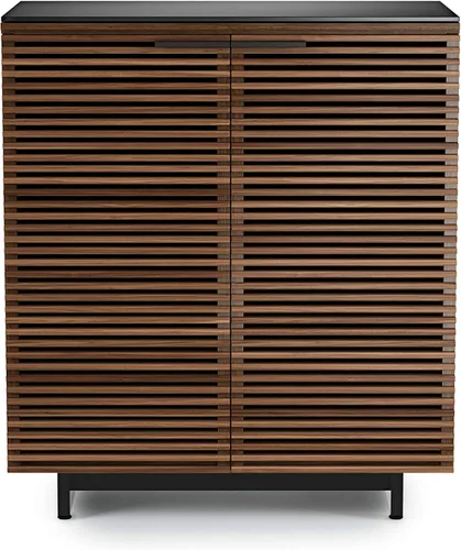 Miniatura 8 de BDI Furniture Corridor 5620-36 pulgadas - Armario de bar con puertas con rejillas, almacenamiento de vino y botellas, estante ajustable, cajón