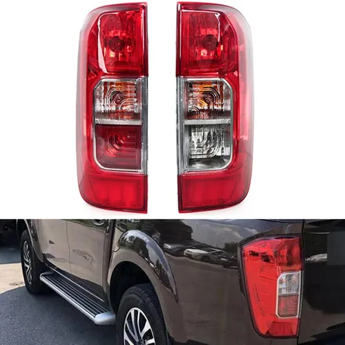 BAKUGO Conjunto de lámpara de freno trasero para coche, sin bombillas y cable para Nissan Navara NP300 D23 2015-2019, 1 par