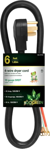Miniatura 9 de Go Green Power GG-27004 cable de alimentación para estufa de 4 pies, 3 cables, 30 amperios