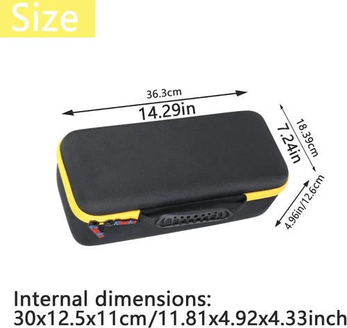 Miniatura 3 de khanka Funda rígida de viaje compatible con DEWALT DCS354B / DCS356B ATOMIC 20V Max sin escobillas sin escobillas multiherramienta oscilante, solo