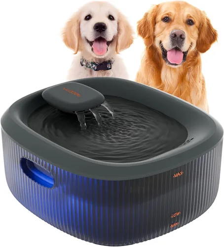Miniatura 9 de WOPET Fuente de agua para perros grandes, fuente automática de agua para perros y gatos, dispensador de agua para mascotas con 2 filtros, bomba