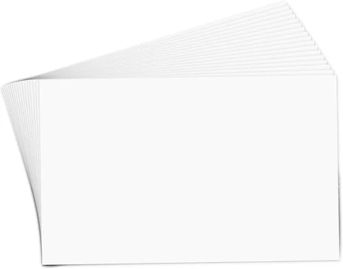 Miniatura 18 de Goefun - Tarjetas de papel kraft marrón de 4 x 6 pulgadas, paquete de 100 tarjetas de índice sin rayas de 80 libras para invitaciones, negocios