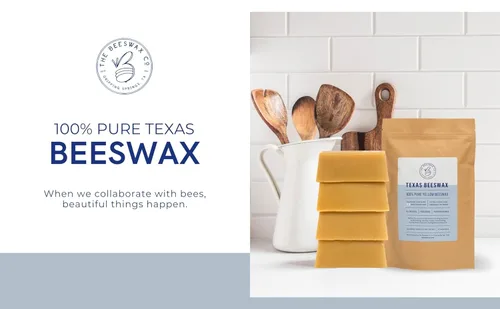 Miniatura 8 de Barra de Cera de Abejas Pura de The Beeswax Co de Texas - Ultra Limpia - Naturalmente Filtrada y con Aroma a Miel - Cera de Abejas Amarilla de Grado