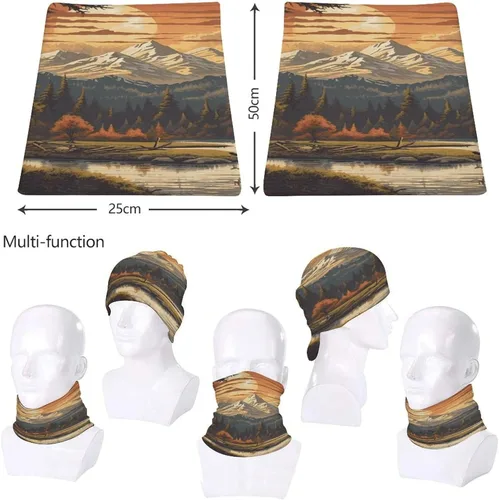 Miniatura 8 de Great Outdoors Neck Gaiter for Men Women Upf 50+ Sun Protection Balaclava Face Mask Cover Moisture Wicking & Quick Dry Neckerchief Seamless Ski Mask