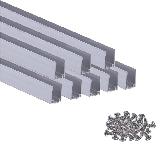 Miniatura 2 de Shine Decor Productos del paquete de la pista del canal de aluminio con el kit de luces de neón LED blanco cálido 45M/150ft