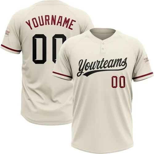 Miniatura 39 de Camisetas de béisbol personalizadas con dos botones, camisetas de sóftbol personalizadas con logotipo de nombre cosido para hombres, mujeres