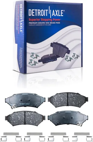 Miniatura 138 de Detroit Axle - Pinza de disco del lado del acompañante + pastillas de freno de cerámica de repuesto para Lexus HS250H Toyota RAV4 Prius V Scion xB