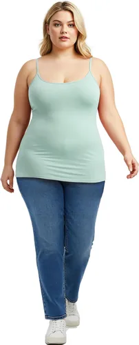 Miniatura 148 de Emmalise Camisola larga casual básica para mujer, con tirantes ajustables, top en capas