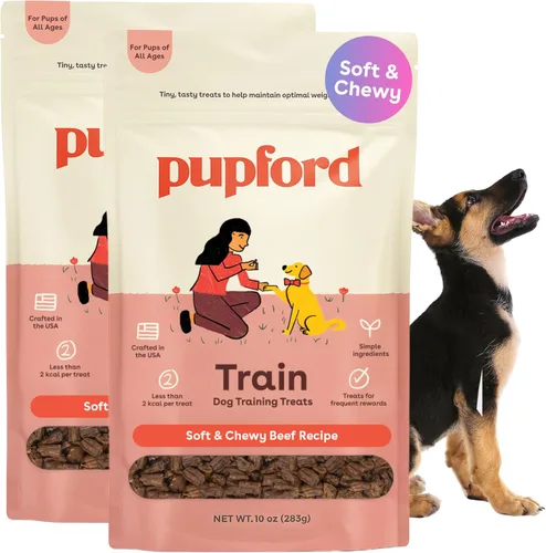 Miniatura 15 de Pupford Golosinas de entrenamiento suaves y masticables para perros y cachorros (cerdo, 5 onzas)