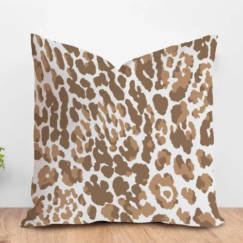 Miniatura 61 de ArogGeld Funda de almohada para sofá, guepardo y leopardo, estampado de leopardo, funda de cojín decorativa de granja para sala de estar