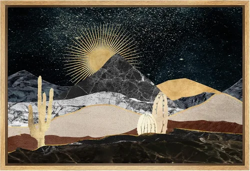 Miniatura 18 de SIGNFORD Lienzo Enmarcado Impresión Arte de Pared Océano Pastel Luz del Sol Puesta de Sol Horizonte Naturaleza Vida Silvestre Ilustraciones Arte