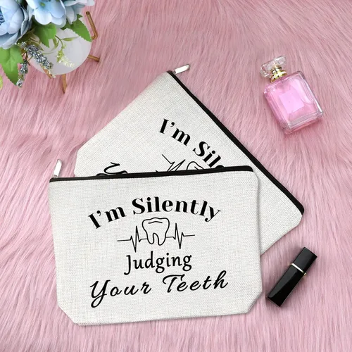 Miniatura 3 de Regalo para dentistas para mujeres, bolsa de maquillaje, regalo dental para mujeres, regalo para asistente dental, regalo de higienista dental