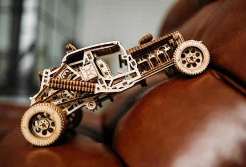 Miniatura 2 de Wood Trick Mad Buggy Car - Rompecabezas de madera 3D para adultos y niños para construir, paseos de hasta 25 pies, diseño detallado y resistente