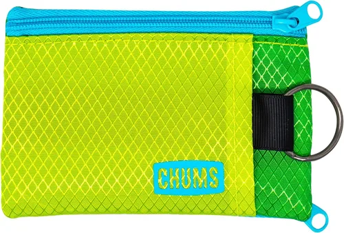Miniatura 12 de Chums Surfshorts Cartera - Cartera ligera y delgada con bloqueo RFID y ventana de identificación transparente - Con cremallera, cartera minimalista
