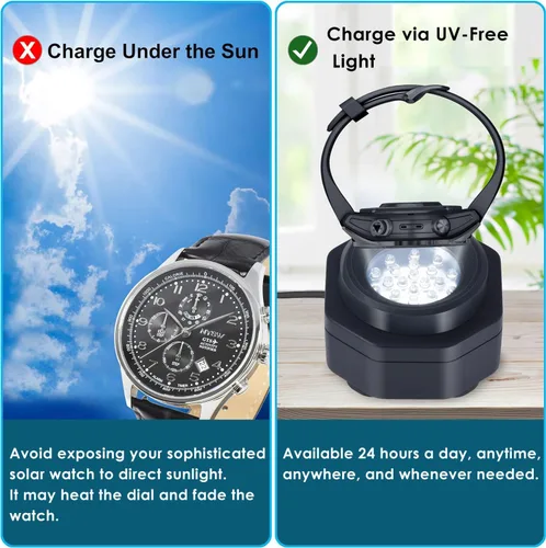 Miniatura 2 de Super Fast Solar reloj Charger(compatible with all kinds of solar watches) 1046 Gris-oscuro