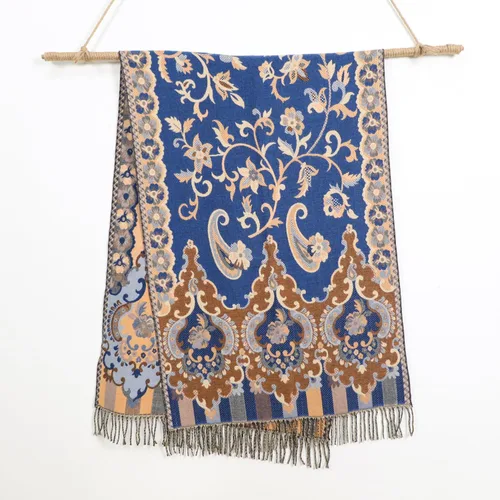Miniatura 35 de iCuviy Bufanda grande de moda para invierno, chales y envolturas para mujer, extra suave, sensación de cachemira, bufandas frías para mujer