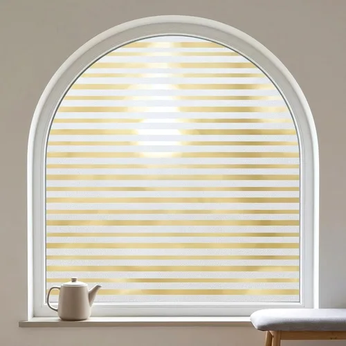 Miniatura 10 de Película de privacidad para ventana, esmerilada, tiras anchas, no adhesivas, extraíble, para ventana, película de vidrio para puerta, bloqueo UV