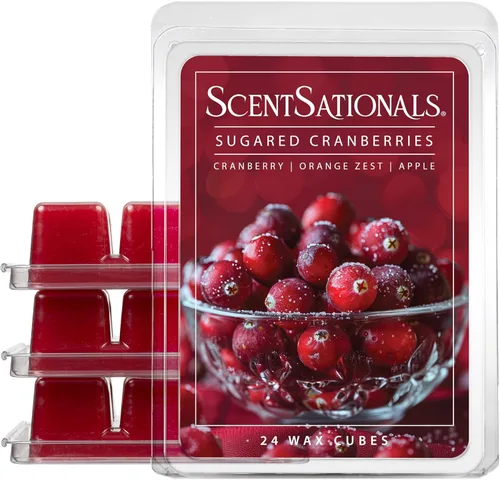 Miniatura 9 de Scentsationals No Place Like Home - Cera perfumada para derretir – Canela y clavo, 10 onzas (24 cubos)