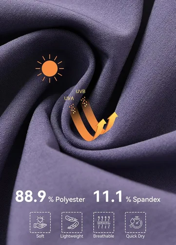 Miniatura 4 de BALEAF Pantalones capri de pierna ancha para mujer, pantalones holgados de secado rápido, bolsillos UPF50+ atléticos, casuales, entrenamiento, yoga
