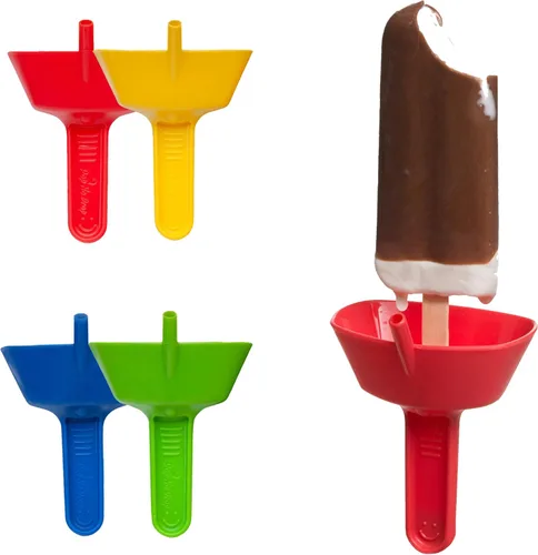THE ORIGINAL - Soporte para paletas de helado sin goteo, sin bisfenol A y apto para lavavajillas, soporte para golosinas congeladas sin desorden con