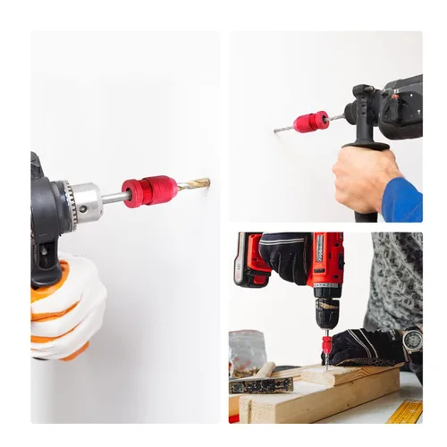 Miniatura 7 de RUITOOL Juego de tope de profundidad para brocas de taladro, tope de taladro ajustable Rango de tamaño de taladro aplicable 5/64"-3/16