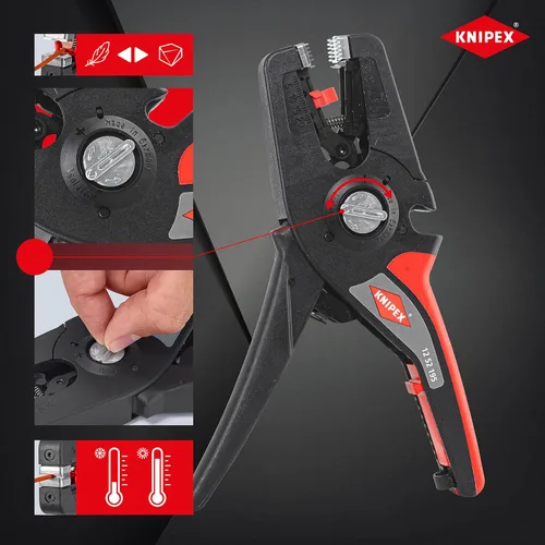Miniatura 4 de Knipex PreciStrip16 Pelacables de aislamiento automático 7.677 in 12 52 195