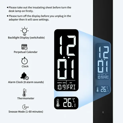 Miniatura 2 de Lámpara de escritorio LED para oficina en casa, puerto de carga USB, luz de escritorio de lectura con 5 temperaturas de color, atenuación continua