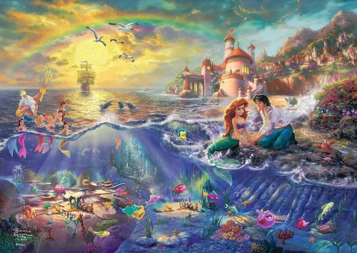 Miniatura 29 de MIGHTYPRINT Disney – La Bella Durmiente – Princesa Aurora y el Príncipe Felipe – Arte de pared duradero de 24 x 17 pulgadas – No hecho de papel