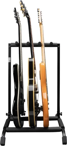 Miniatura 8 de Rok-It - Soporte para múltiples guitarras con diseño plegable, capacidad para hasta 3 guitarras eléctricas o acústicas (RI-GTR-RACK3)