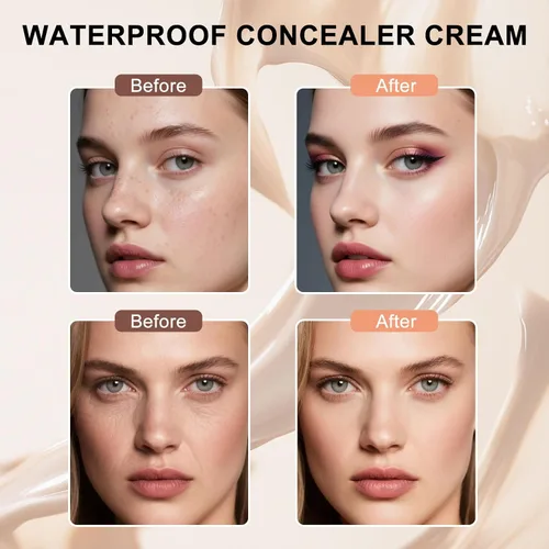 Miniatura 4 de Supreme CC - Crema corrector impermeable, perfeccionador de tez en crema, corrector hidratante de cobertura completa, base de crema CC de larga