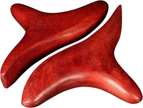 Miniatura 5 de COHEALI Paquete de 2 varillas de masaje de madera, varillas de masaje de punto de gatillo para alivio muscular de tejido profundo, herramientas
